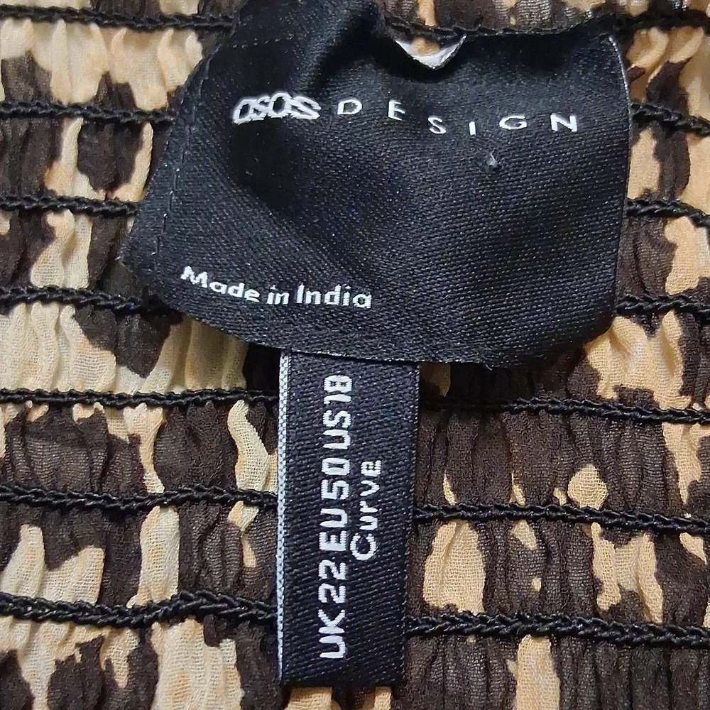 ASOS Leopard Print Maxi Dress EUC - Picture 9 of 14